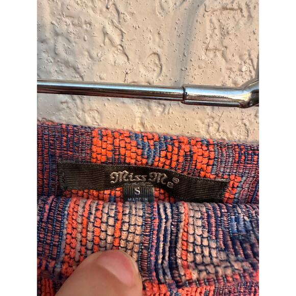 Y2K Miss Me Fire Stitch Tapestry Mini Skirt - Size Small - Picture 3 of 3